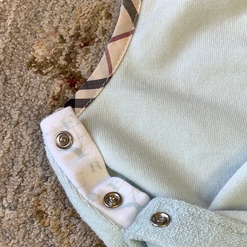 BURBERRY 6M Terry snap onesie - Picture 5 of 11